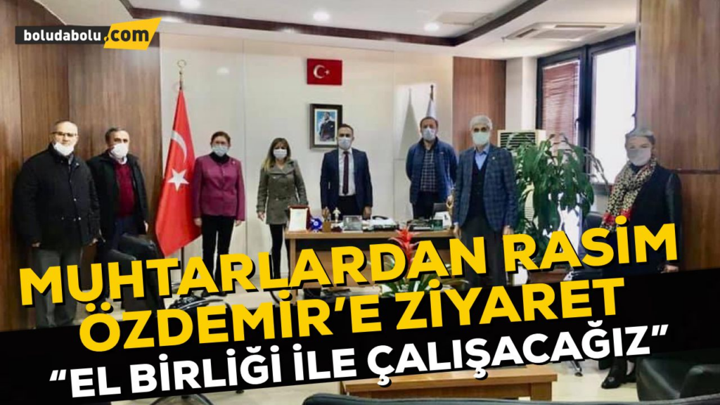 Muhtarlardan Başkan Yardımcısı Özdemir’e ziyaret Muhtarlardan Başkan Yardımcısı Özdemir’e ziyaret