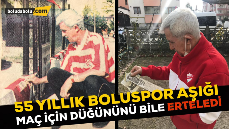 Boluspor maçı için düğününü erteletti
