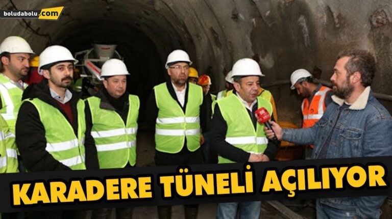 Karadere Tüneli açılıyor