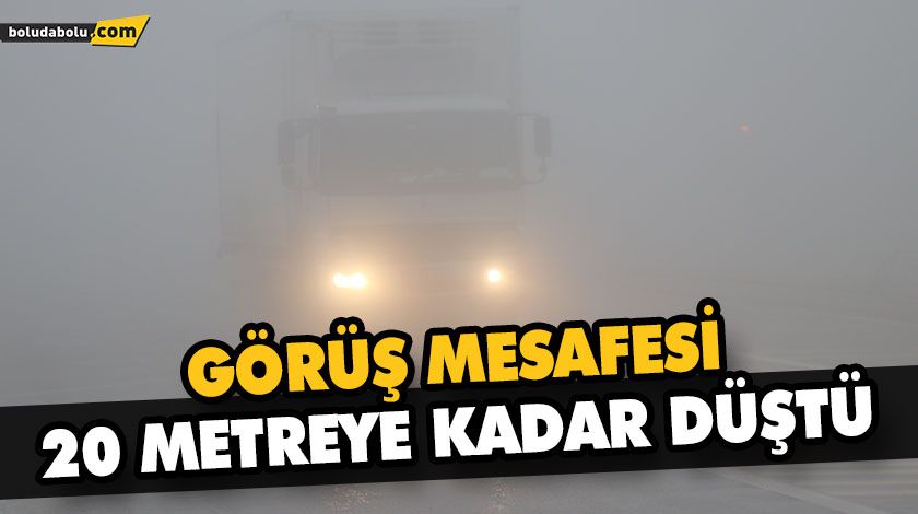 BOLU DAĞI’NDA SAĞANAK VE SİS ETKİLİ OLUYOR BOLU DAĞI’NDA SAĞANAK VE SİS ETKİLİ OLUYOR