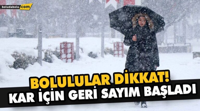 METEOROLOJİDEN SAĞANAK VE KAR YAĞIŞI UYARISI