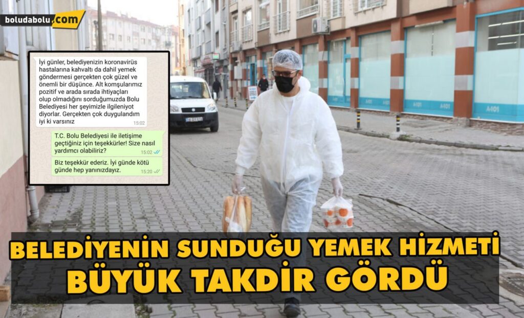 Belediyenin sunduğu yemek hizmeti büyük takdir gördü