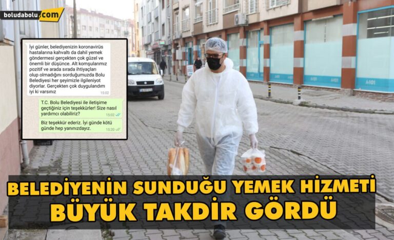 Belediyenin sunduğu yemek hizmeti büyük takdir gördü