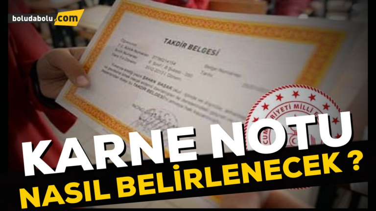 DERSE KATILIM ORANI NOTLARI BELİRLEYECEK !