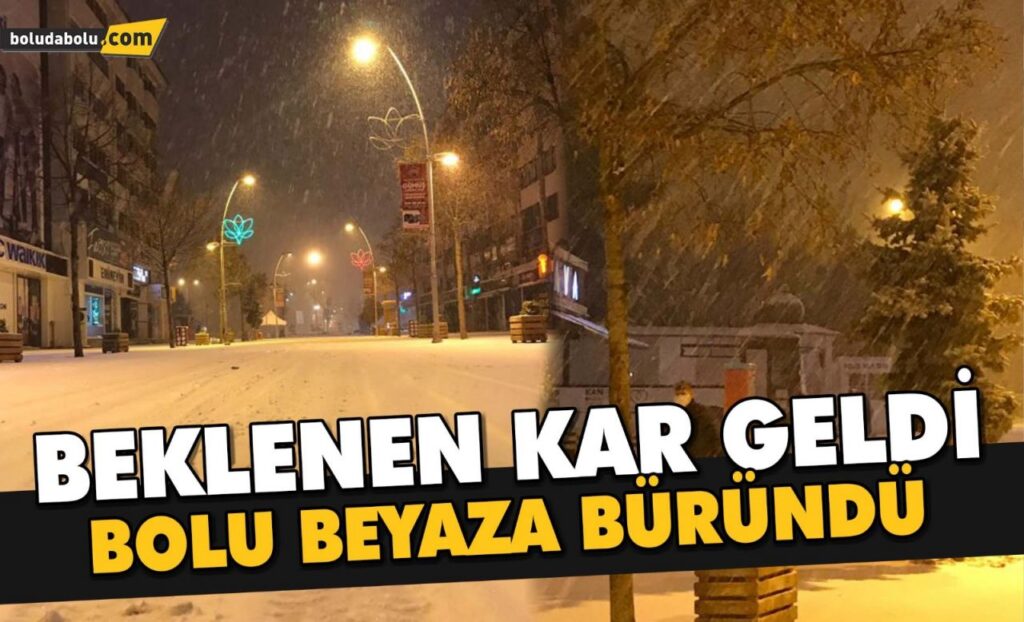BEKLENEN KAR SONUNDA GELDİ…