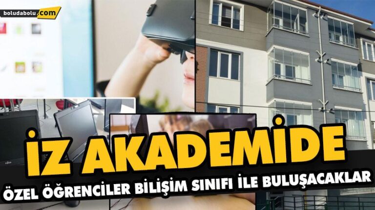İZ AKADEMİDE ÖZEL ÖĞRENCİLER BİLİŞİM SINIFI İLE BULUŞACAKLAR