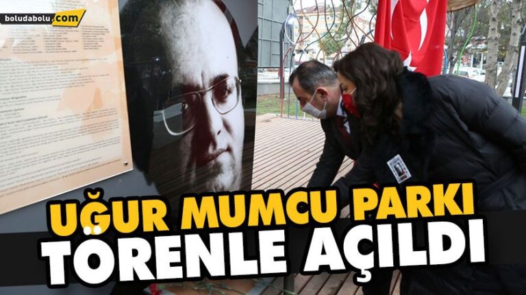 UĞUR MUMCU, ADININ VERİLDİĞİ PARKTA ANILDI
