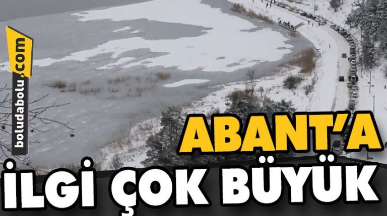 ABANT TABİAT PARKI’NA YOĞUN İLGİ