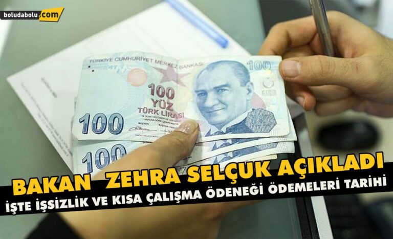 İŞTE İŞSİZLİK VE KISA ÇALIŞMA ÖDENEĞİ ÖDEMELERİ TARİHİ