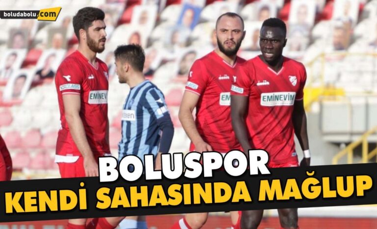 TFF 1. Lig: Boluspor: 1 – Adana Demirspor: 2