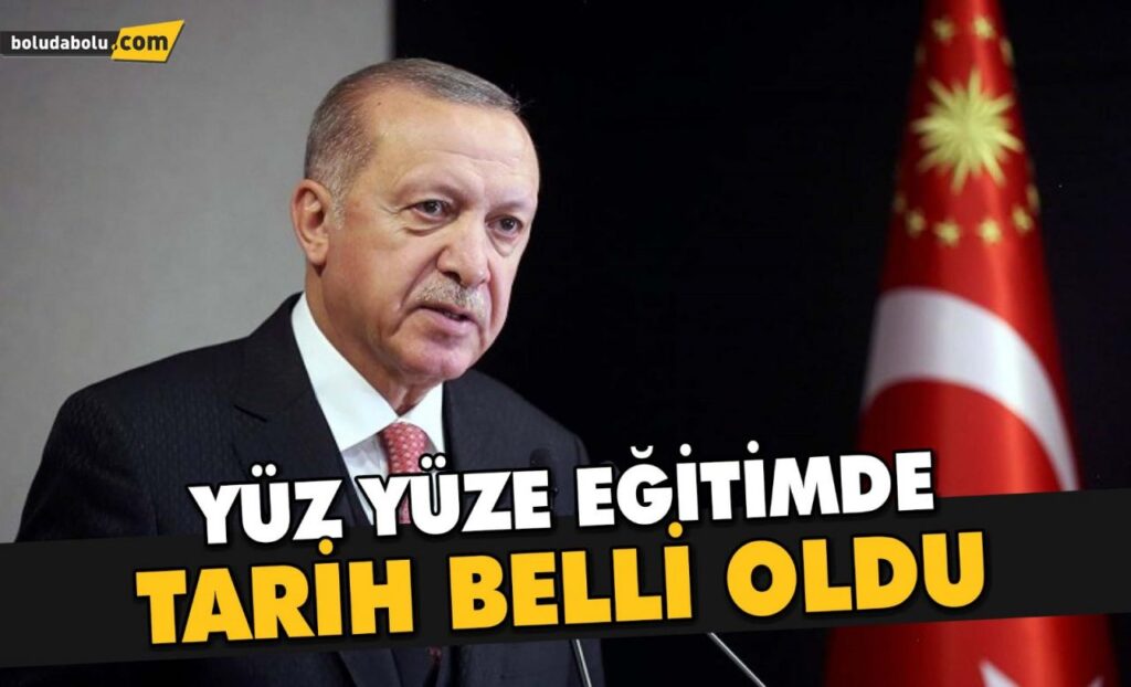 Yüz yüze eğitimde tarih belli oldu Yüz yüze eğitimde tarih belli oldu