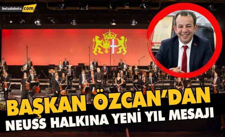 Başkan Özcan’dan Neuss halkına yeni yıl mesajı
