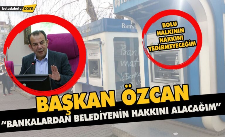 Tanju Özcan “Bankalardan belediyenin hakkını alacağım”