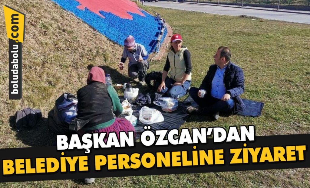 BAŞKAN ÖZCAN’DAN BELEDİYE PERSONELİNE ZİYARET BAŞKAN ÖZCAN’DAN BELEDİYE PERSONELİNE ZİYARET