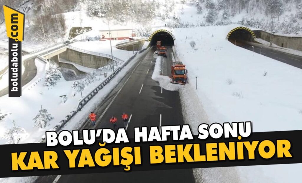 Bolu’da hafta sonu kar yağışı bekleniyor Bolu’da hafta sonu kar yağışı bekleniyor