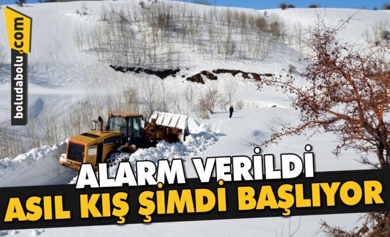 ASIL KIŞ ŞİMDİ BAŞLIYOR!