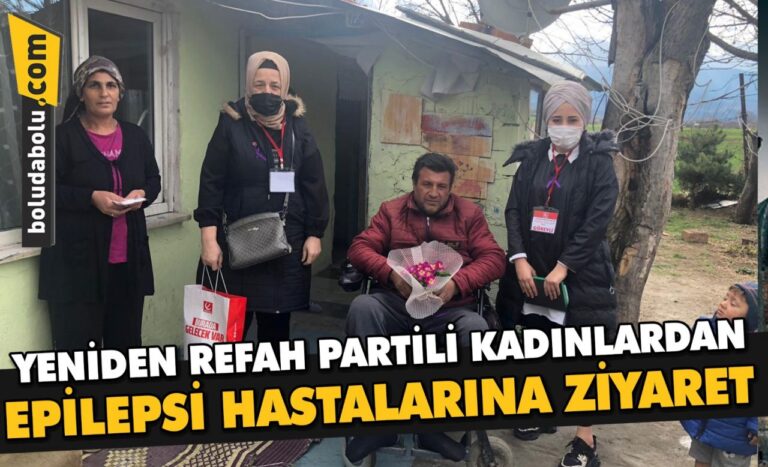 YENİDEN REFAH PARTİLİ KADINLARDAN EPİLEPSİ HASTALARINA ZİYARET