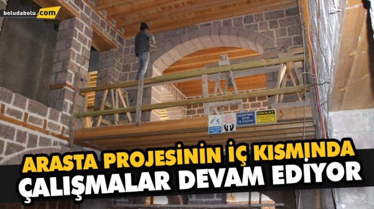 ARASTA PROJESİNİN İÇ KISMINDA ÇALIŞMALAR DEVAM EDİYOR