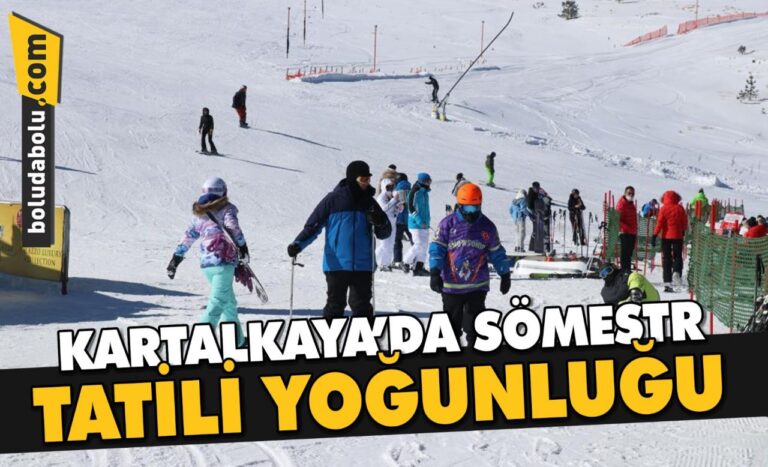 Kartalkaya’da sömestr tatili yoğunluğu