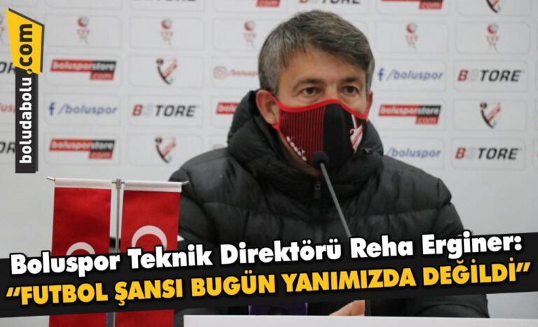 Boluspor – Giresunspor maçının ardından