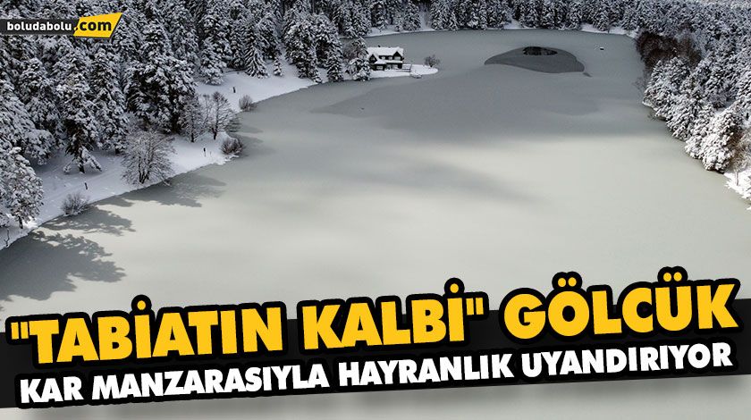 “TABİATIN KALBİ” GÖLCÜK KAR MANZARASIYLA HAYRANLIK UYANDIRIYOR “TABİATIN KALBİ” GÖLCÜK KAR MANZARASIYLA HAYRANLIK UYANDIRIYOR