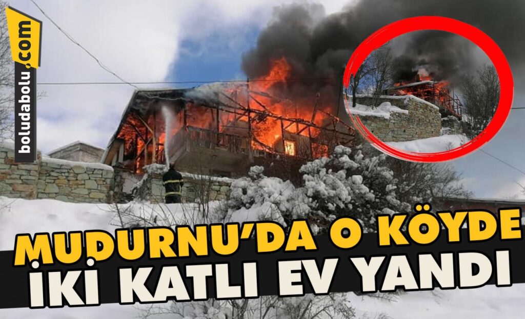 Mudurnu’da o köyde yangın çıktı Mudurnu’da o köyde yangın çıktı