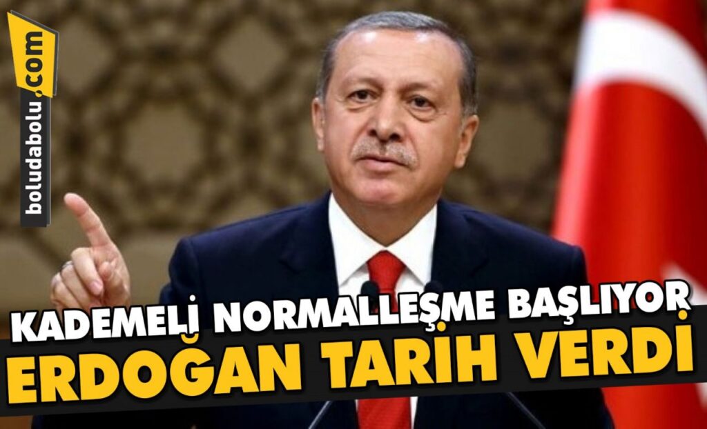 KADEMELİ NORMALLEŞME BAŞLIYOR! KADEMELİ NORMALLEŞME BAŞLIYOR!