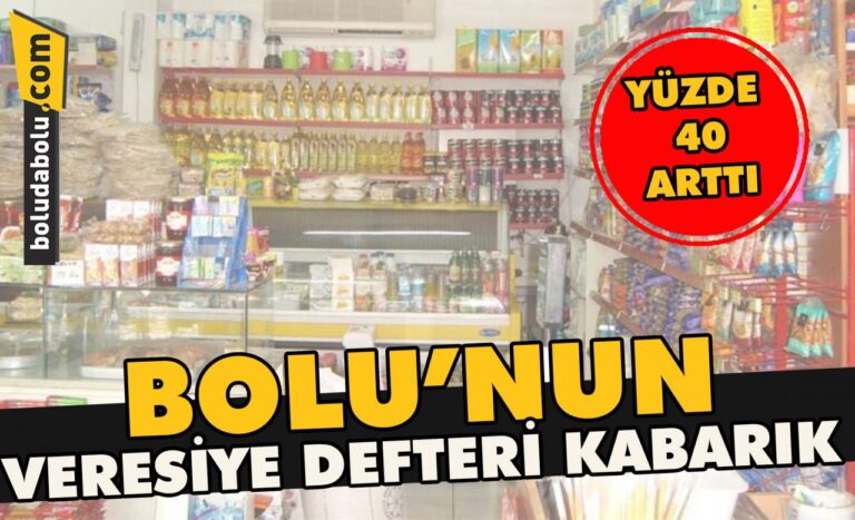 Bolu’nun veresiye defteri kabarık