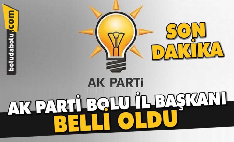 İşte AK Parti’nin yeni il başkanı