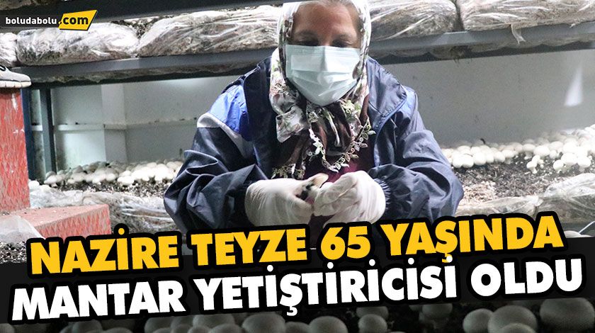 NAZİRE TEYZE 65 YAŞINDA MANTAR YETİŞTİRİCİSİ OLDU NAZİRE TEYZE 65 YAŞINDA MANTAR YETİŞTİRİCİSİ OLDU