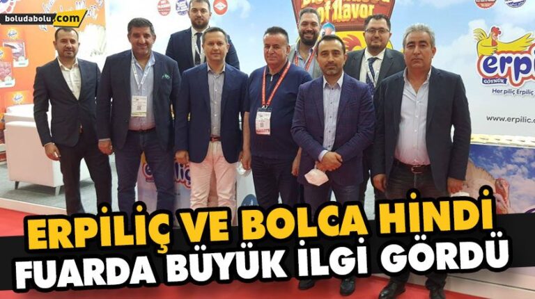 ERPİLİÇ VE BOLCA HİNDİ FUARDA BÜYÜK İLGİ GÖRDÜ