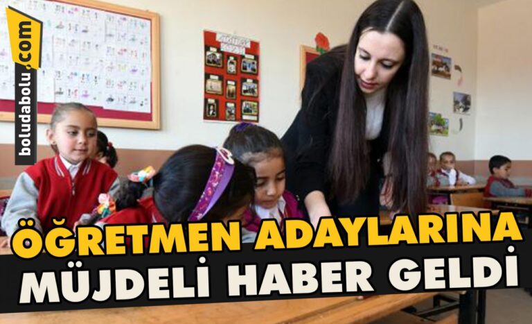 Öğretmen adaylarına müjdeli haber geldi