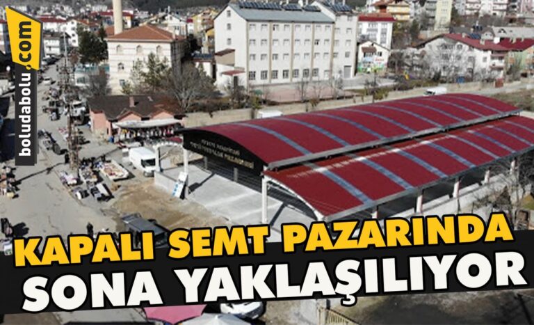 Kapalı Semt pazarında sona yaklaşılıyor
