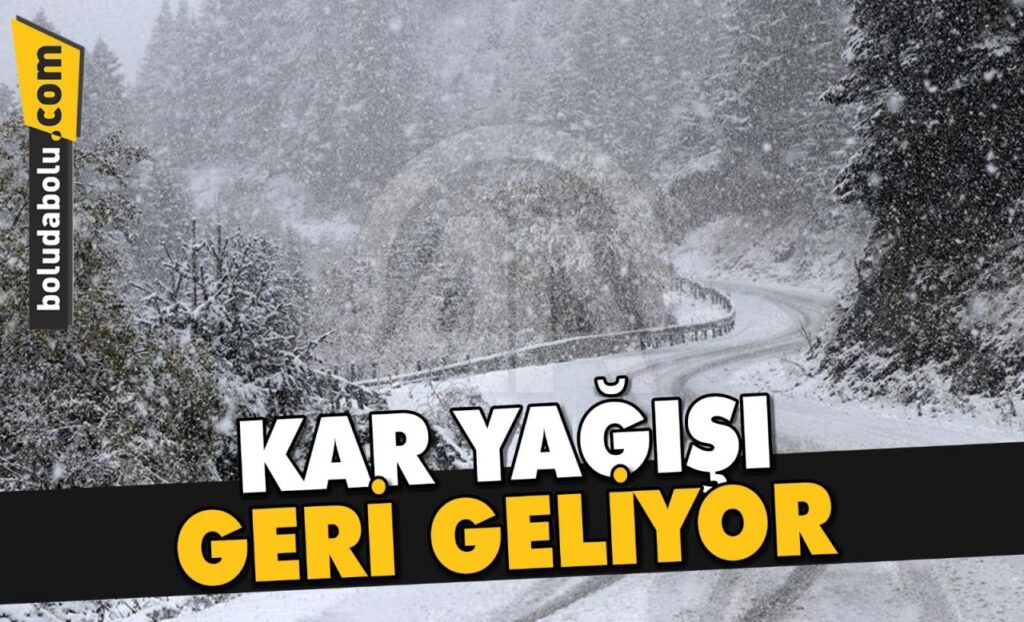 KAR GERİ GELİYOR! KAR GERİ GELİYOR!