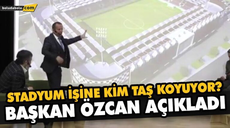 Stadyum işine kim taş koyuyor?