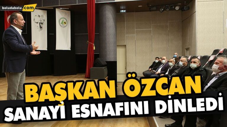 BAŞKAN ÖZCAN SANAYİ ESNAFINI DİNLEDİ