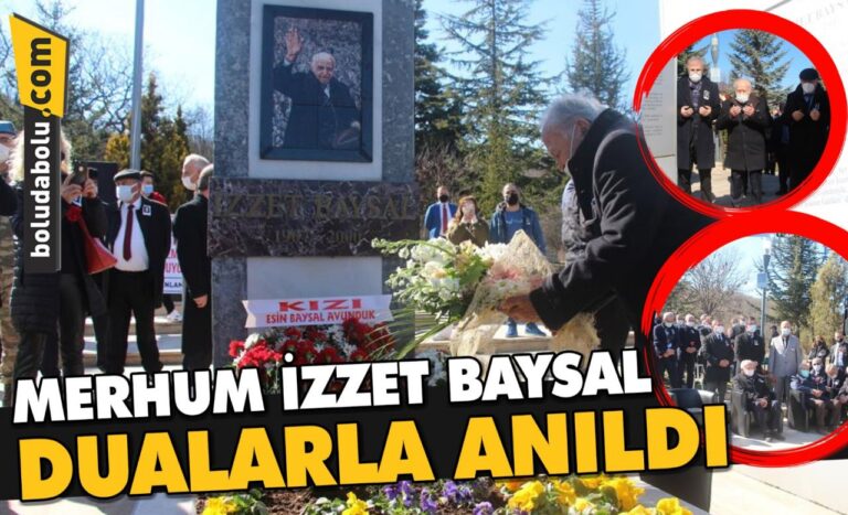 Bolu’da hayırsever işadamı merhum İzzet Baysal anıldı