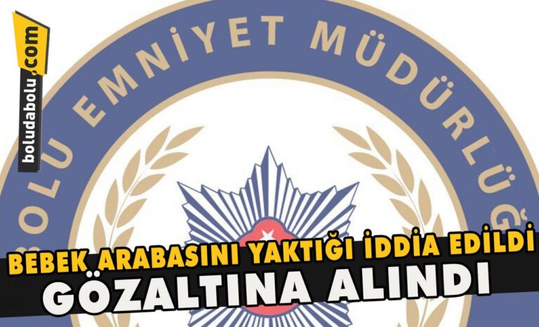 Bebek arabasını yaktığı iddia edildi gözaltına alındı
