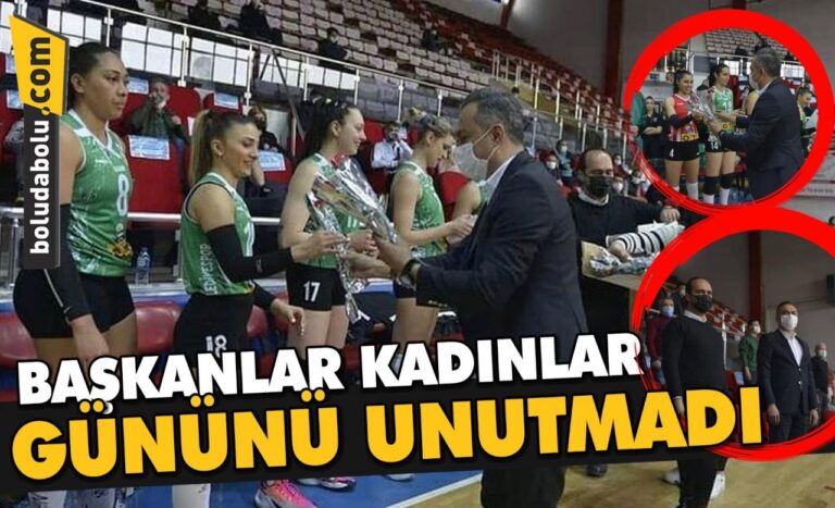 BAŞKANLAR KADINLAR GÜNÜNÜ UNUTMADI