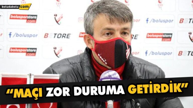 “MAÇI ZOR DURUMA GETİRDİK”