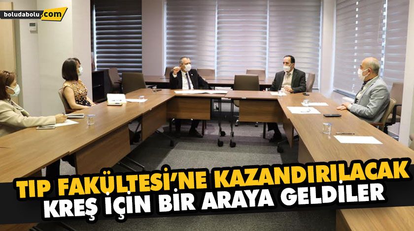 TIP FAKÜLTESİ’NE KAZANDIRILACAK KREŞ İÇİN BİR ARAYA GELDİLER TIP FAKÜLTESİ’NE KAZANDIRILACAK KREŞ İÇİN BİR ARAYA GELDİLER