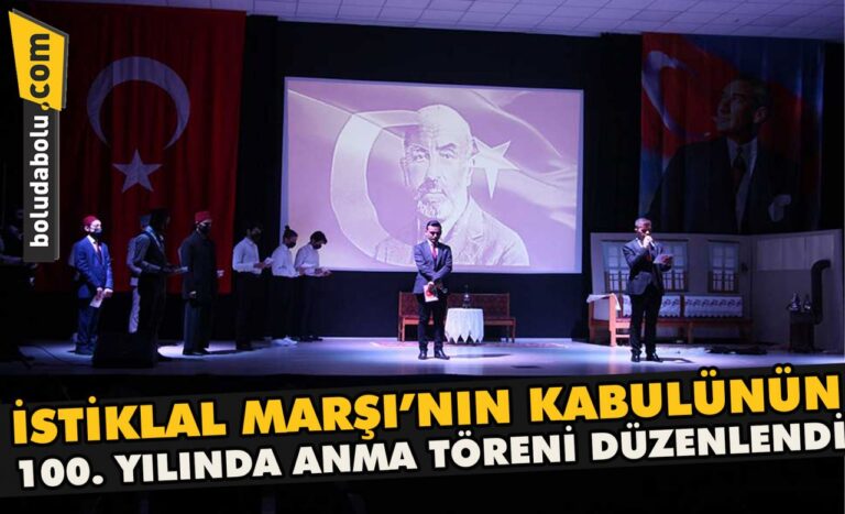 İstiklal Marşı’nın 100. yıl dönümünde anma töreni düzenlendi