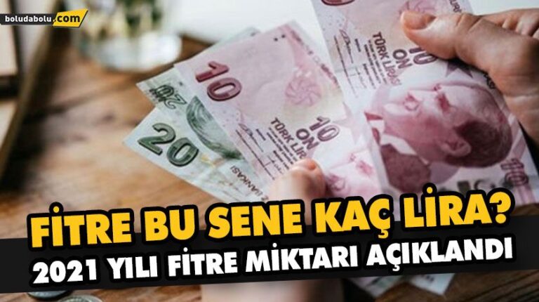 2021 YILI FİTRE MİKTARI AÇIKLANDI