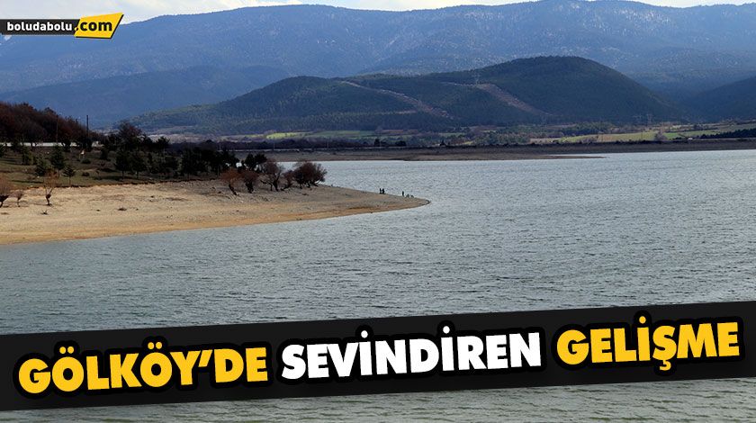 BOLU’NUN İÇME SUYU KAYNAĞI GÖLKÖY BARAJI’NDA SU SEVİYESİ YÜZDE 43’E YÜKSELDİ BOLU’NUN İÇME SUYU KAYNAĞI GÖLKÖY BARAJI’NDA SU SEVİYESİ YÜZDE 43’E YÜKSELDİ