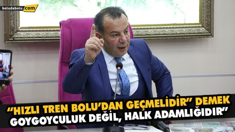 “BU İŞLER GEREDE’DE OTURMAKLA OLMUYOR”