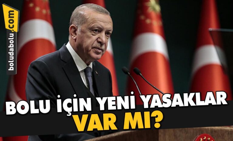 MEVCUT YASAKLARLA DEVAM