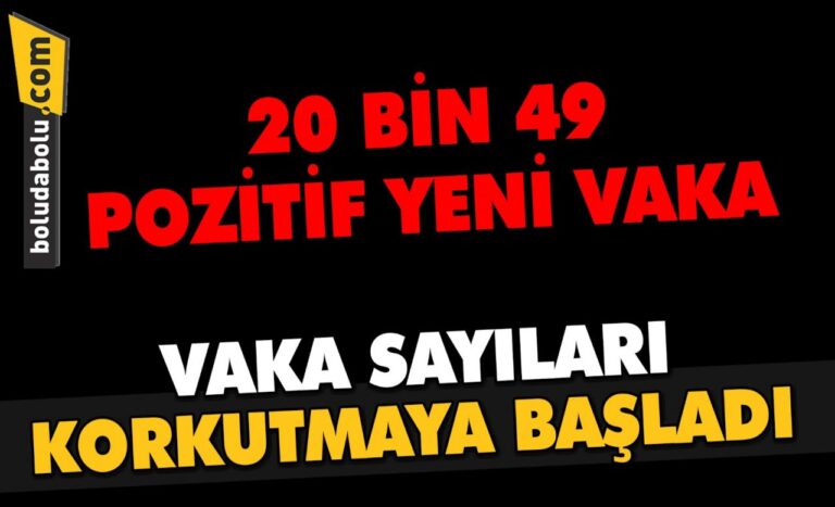 VAKA SAYILARI KORKUTUYOR