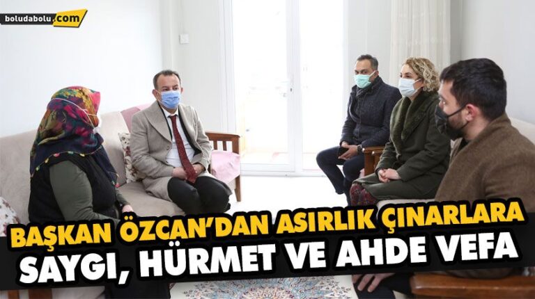 “YAŞLILARIMIZIN HER ZAMAN YANINDAYIZ”