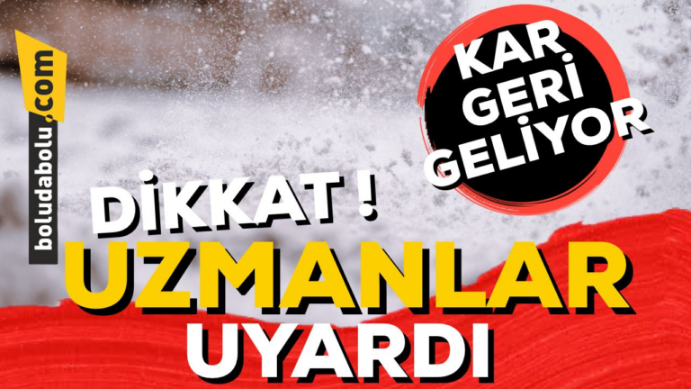 Aman dikkat ! kar, kış, kıyamet kapıda