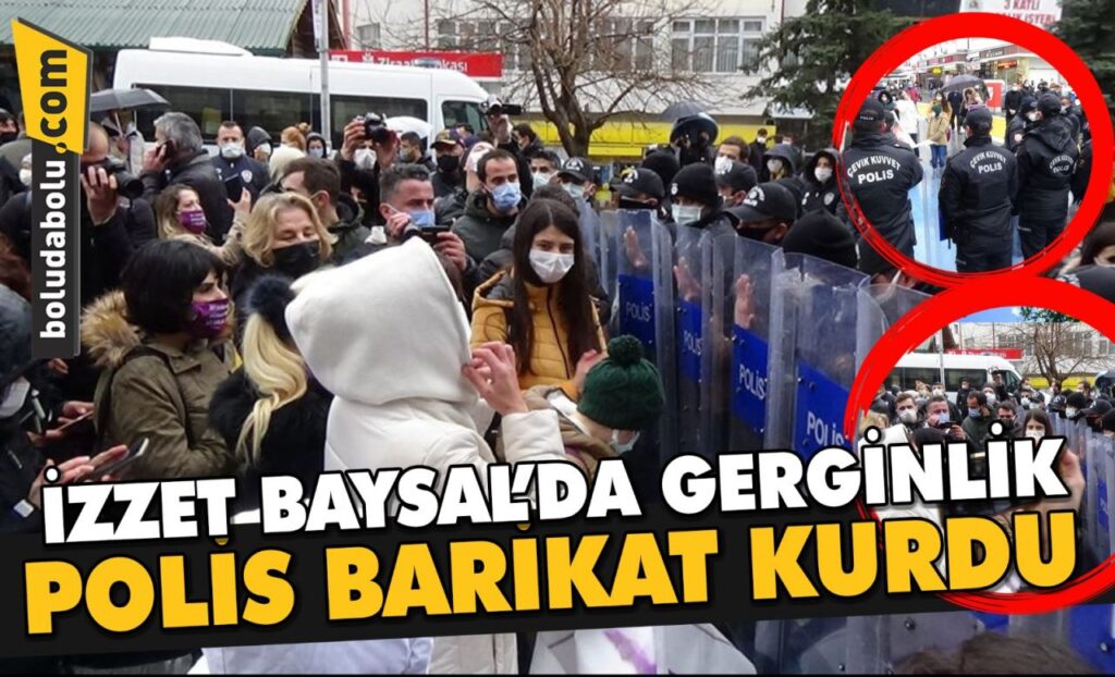 İZZET BAYSAL CADDESİNDE EYLEM GERGİNLİĞİ İZZET BAYSAL CADDESİNDE EYLEM GERGİNLİĞİ